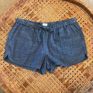 J. Crew cotton drawstring shorts